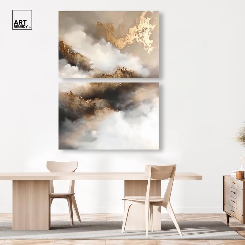 Celestialscape Canvas Set of 2 by Art Remedy, Gallery Wrapped