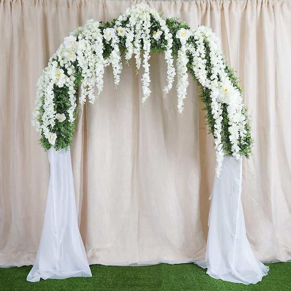 Metal Garden Arch Wedding Ceremony Party Archway Arbor Stand