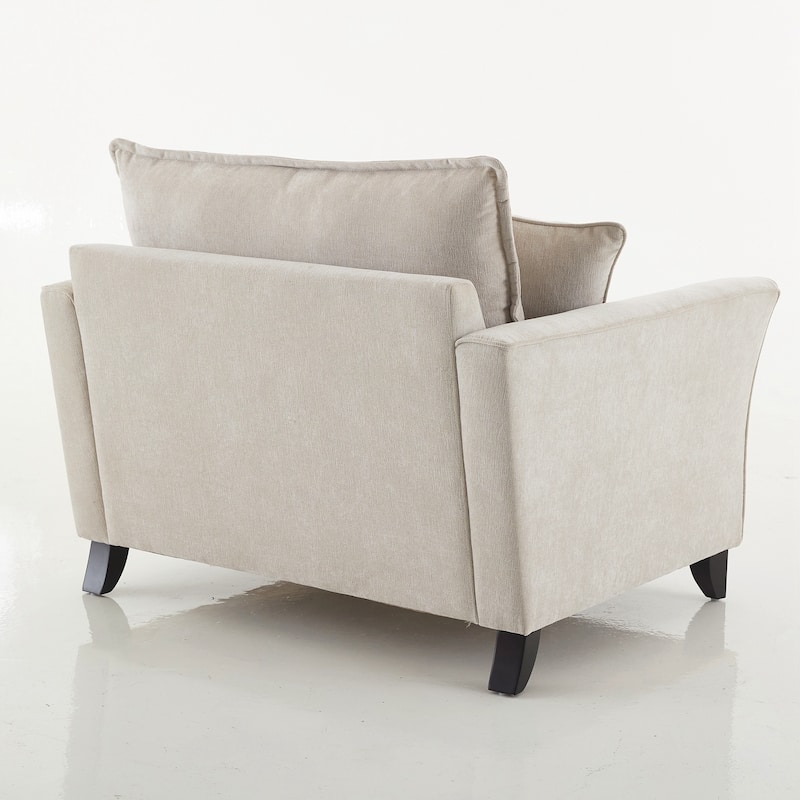 Oversized Armchair, Comfy Chair and a Half Single Sofa with Pillow for Living Room Bedroom