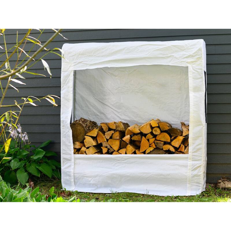 Log Shelter - White
