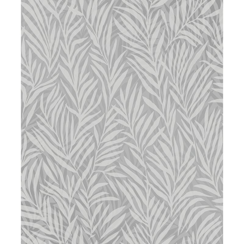 Advantage Holzer Grey Fern Wallpaper