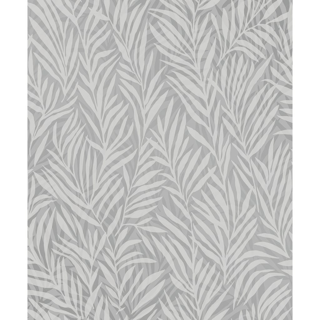 Advantage Holzer Grey Fern Wallpaper