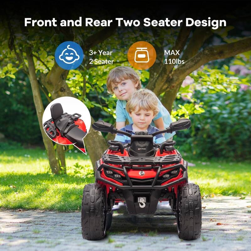 2 Seater Ride On ATV for Kids