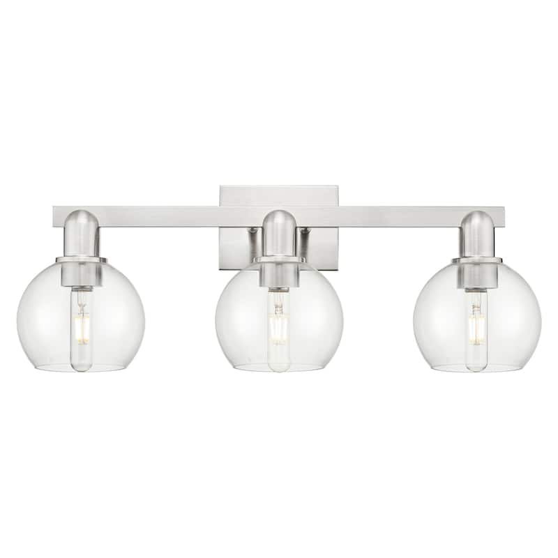 Innovations Lighting 716-3W-10-25 Athens Vanity Athens 3 Light 25" - Brushed Satin Nickel / Clear