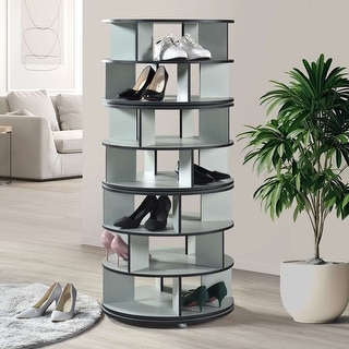 7-Tier Revolving Shoe Rack