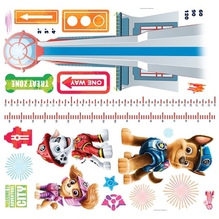 Paw Patrol Growth Chart Peel And Stick Wall Decals by RoomMates