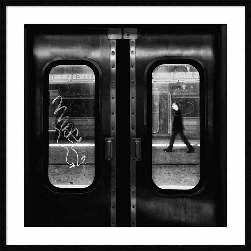 A Lonely Passage by Laura Mexia Wood Framed Wall Art Print