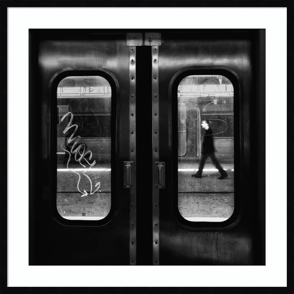 A Lonely Passage by Laura Mexia Wood Framed Wall Art Print