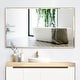 preview thumbnail 2 of 66, Rectangle Metal Framed Beveled Edge Bathroom Vanity Mirror