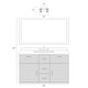 preview thumbnail 17 of 51, Modern 3-Light Bathroom Vanity Light Minimal Globe Glass Wall Sconce