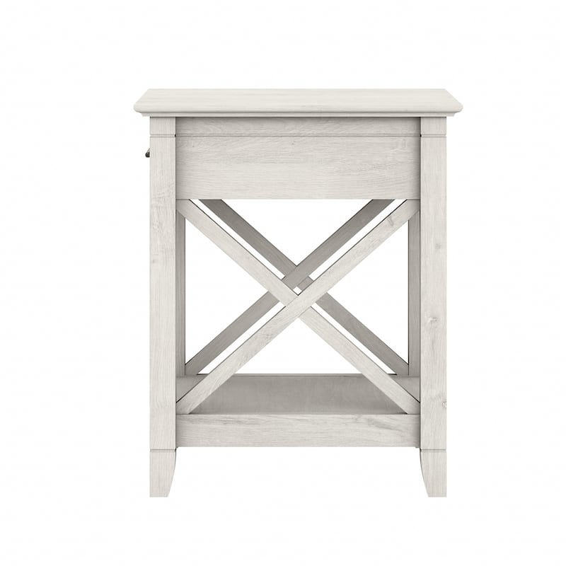 Key West Coastal Box Drawer Nightstand by Bush Furniture