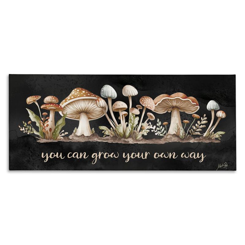 Stupell Grow Your Own Way Canvas Wall Art Design By Marla Rae - 48 x 20