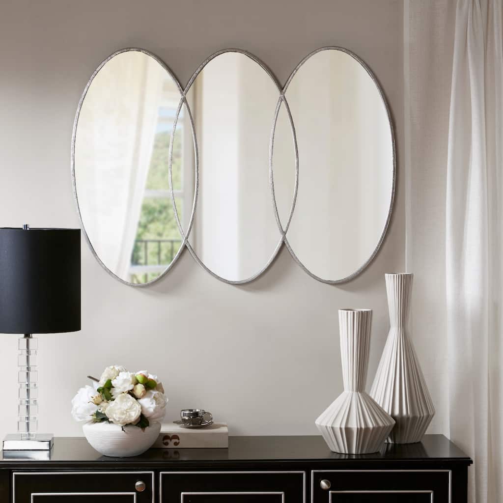 Madison Park Signature Eclipse Trio Wall Mirror - 30"w x 1.77"d x 40"h
