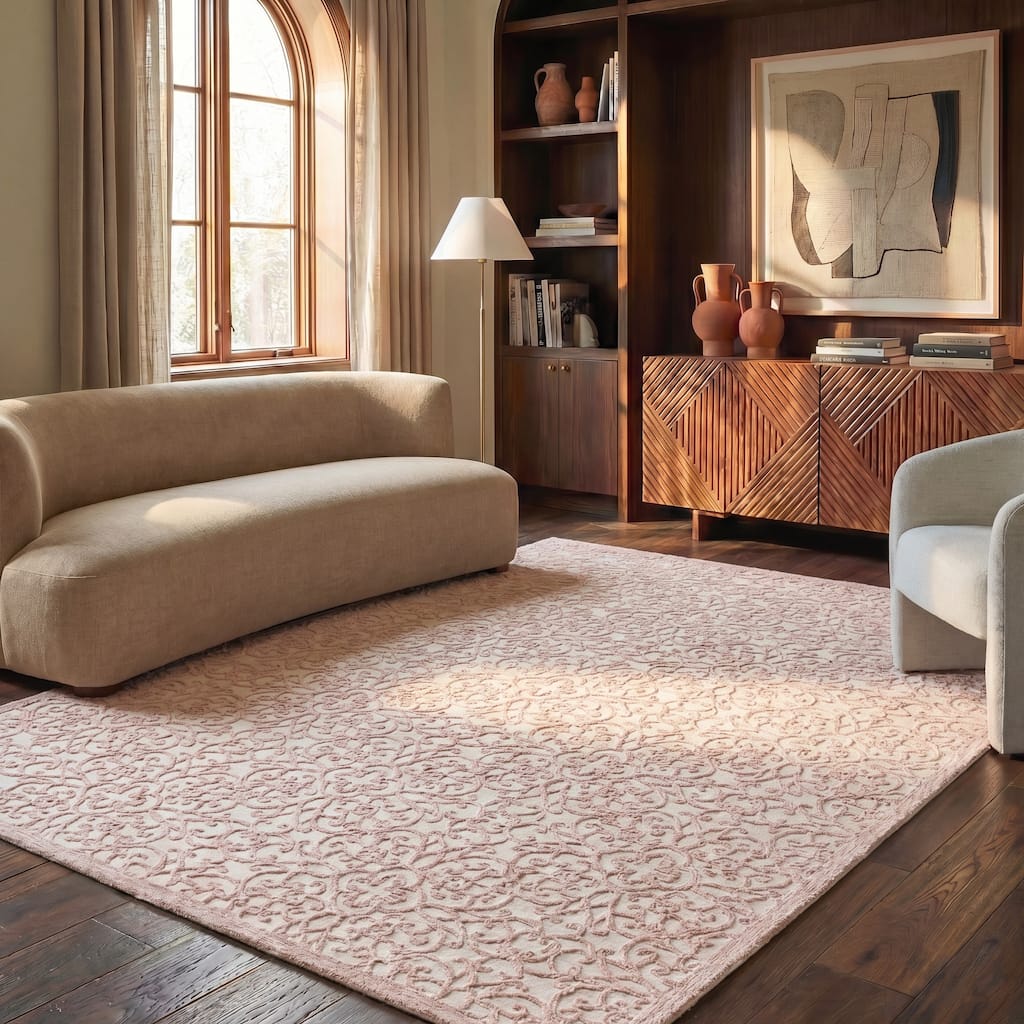 SAFAVIEH Handmade Trace Racheal Modern Wool Rug