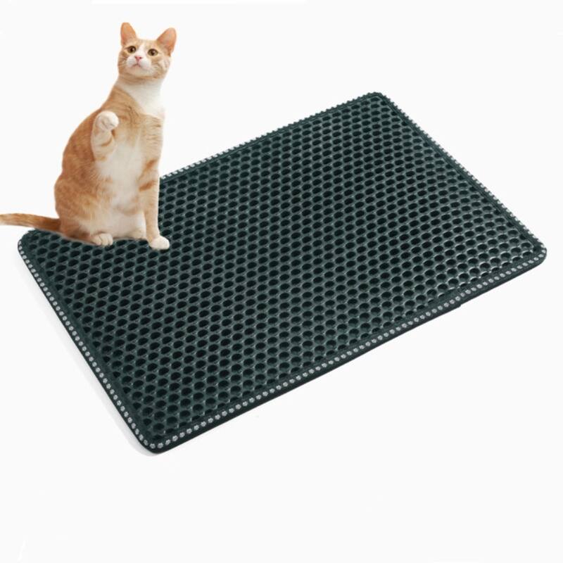 Cat Litter Mat Kitty Litter Trapping Mat Double Layer Mats