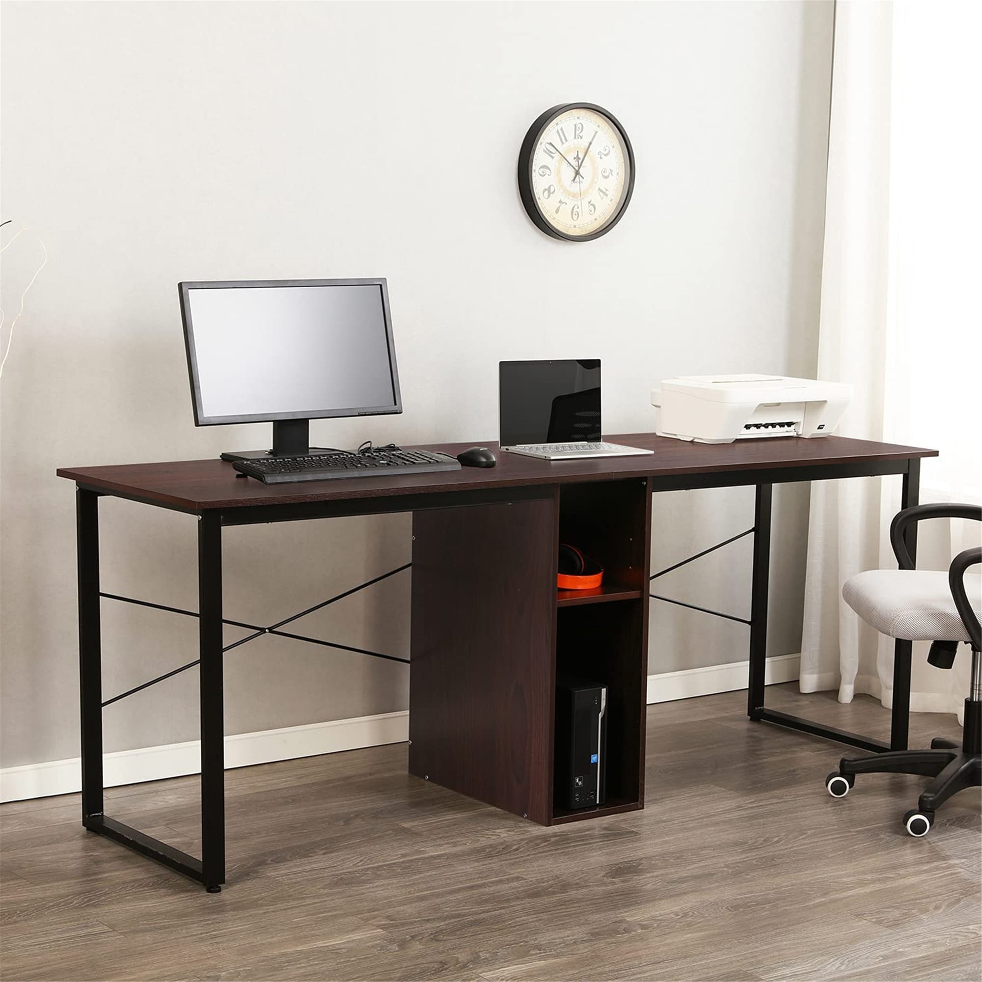 large 2 person desk