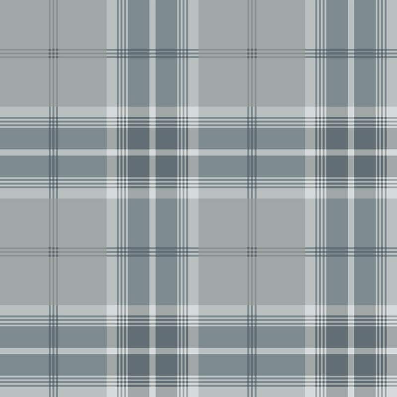 Advantage Sala Blue Plaid Wallpaper
