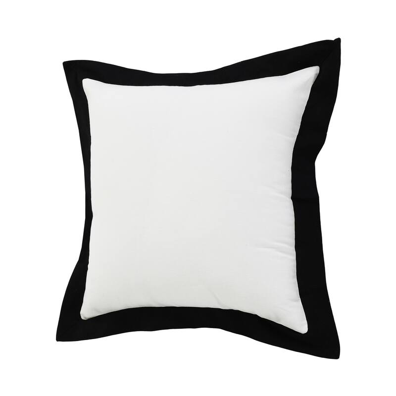 Sevita Lumen Empire Bordered Throw Pillow