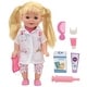 preview thumbnail 1 of 3, New Adventures Lil Tots: Talking Doctor Playset W/ 14" Blonde Doll