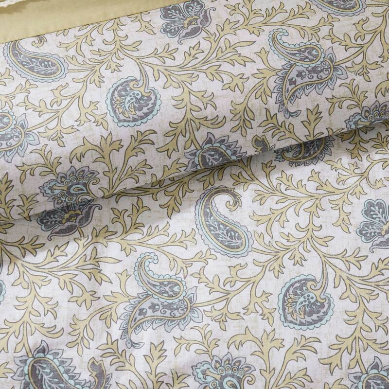 Madison Park Vanessa 9 Piece Cotton Percale Comforter Set