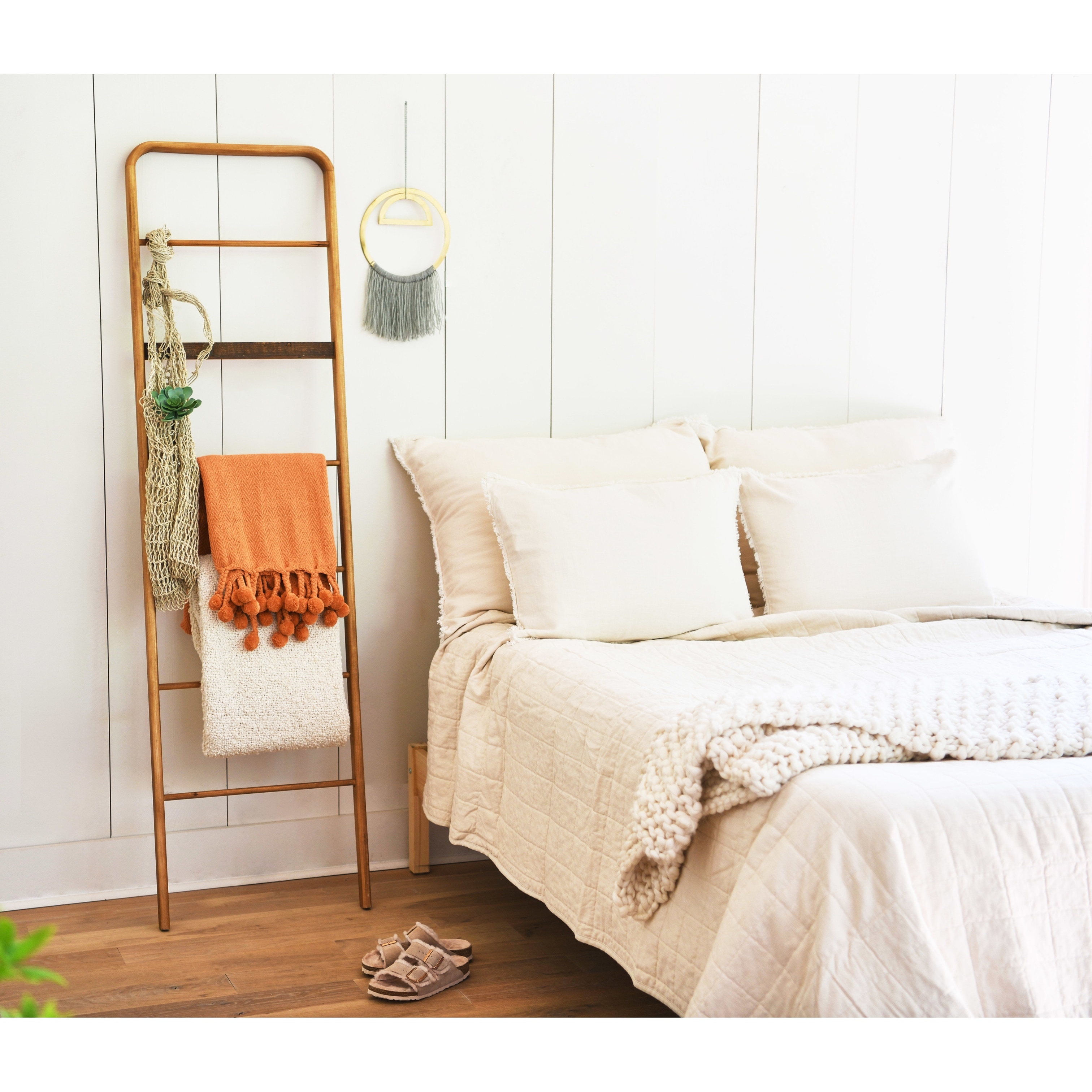 Bamboo towel ladder kmart deals