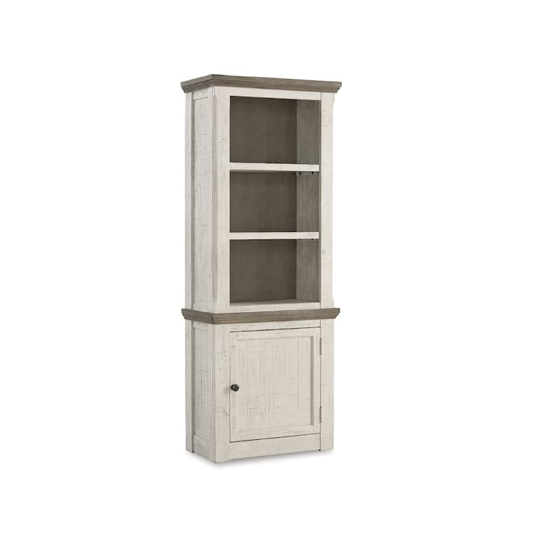 Havalance Right Pier Cabinet, White/Brown - 7'9" x 9'9"