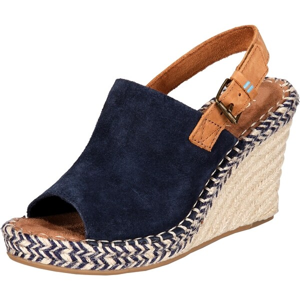 navy suede slingbacks