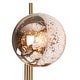 preview thumbnail 37 of 44, Bola Modern Gold 3-Light Chandelier Orb Glass Vanity Lights Wall Sconces
