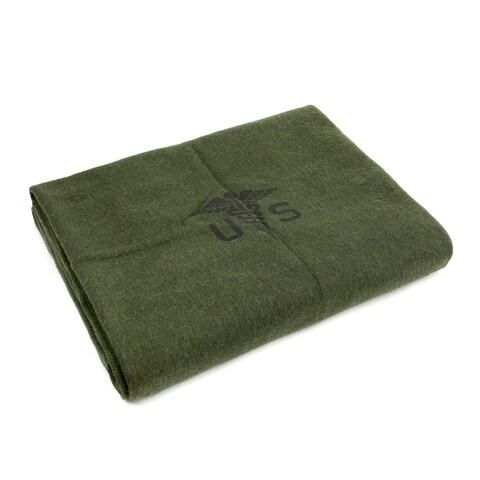 Swiss Link Military Surplus US Army Medical Reproduction Classic Wool Blanket