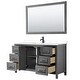 preview thumbnail 33 of 71, Daria 60 Inch Single Vanity, Cultured Marble Top, 58 Inch Mirror