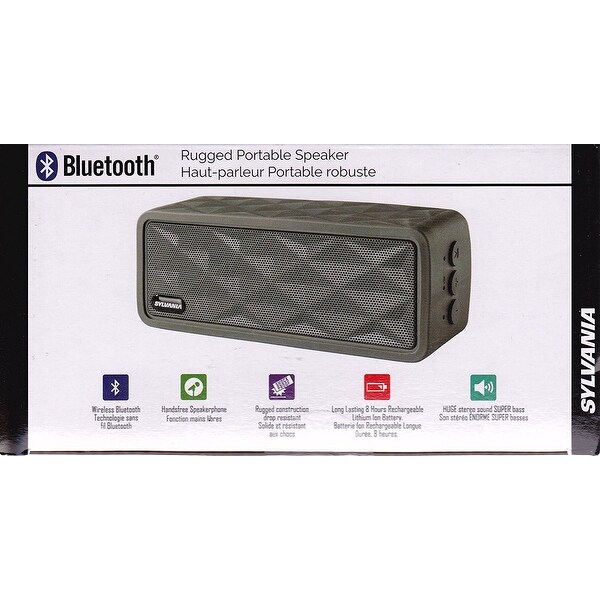 sylvania rugged bluetooth speaker