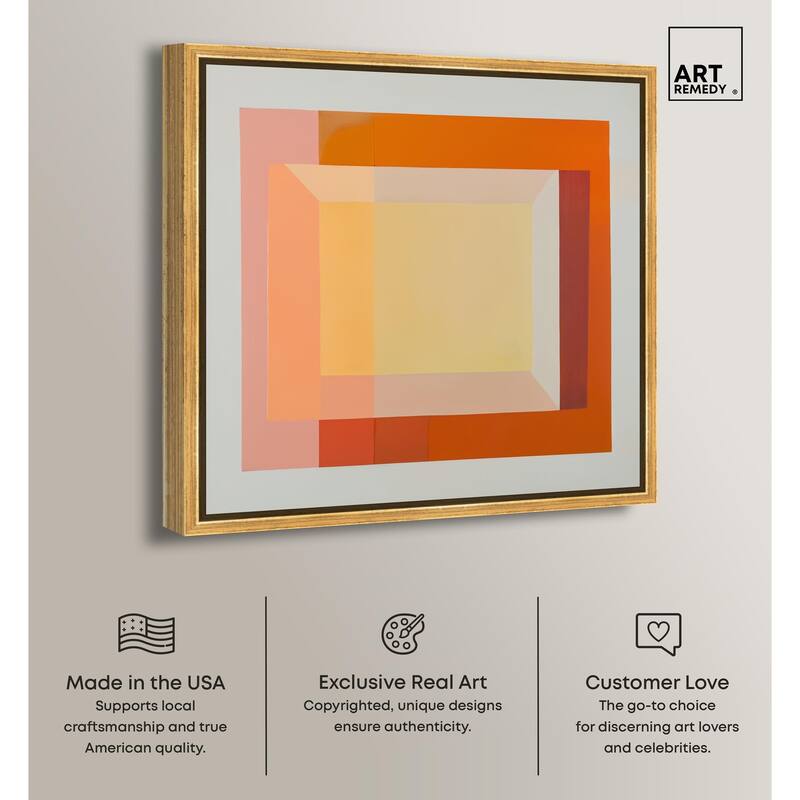 Minimal Color Blocks II Canvas by Art Remedy