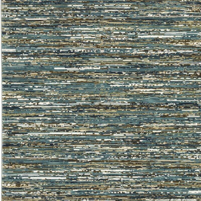 HomeRootsStriped Casual Rectangle Area Rug