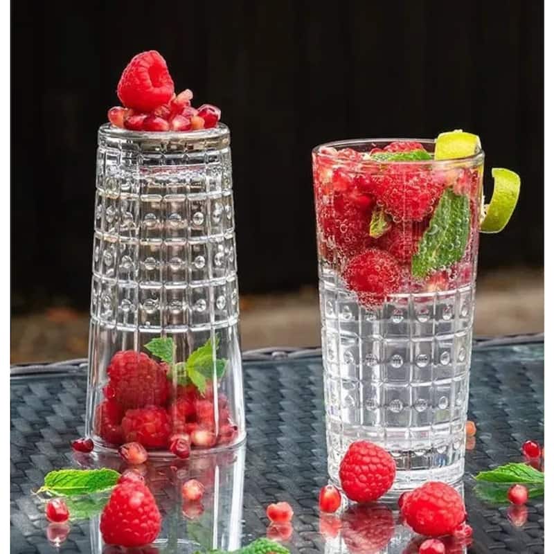 Bormioli Rocco Set of 4 Este Ounce Cooler Glasses