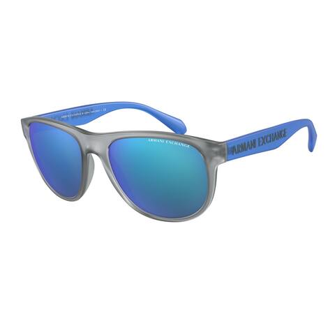 Armani Exchange AX4096S 831025 57 Matte Grey Man Square Sunglasses