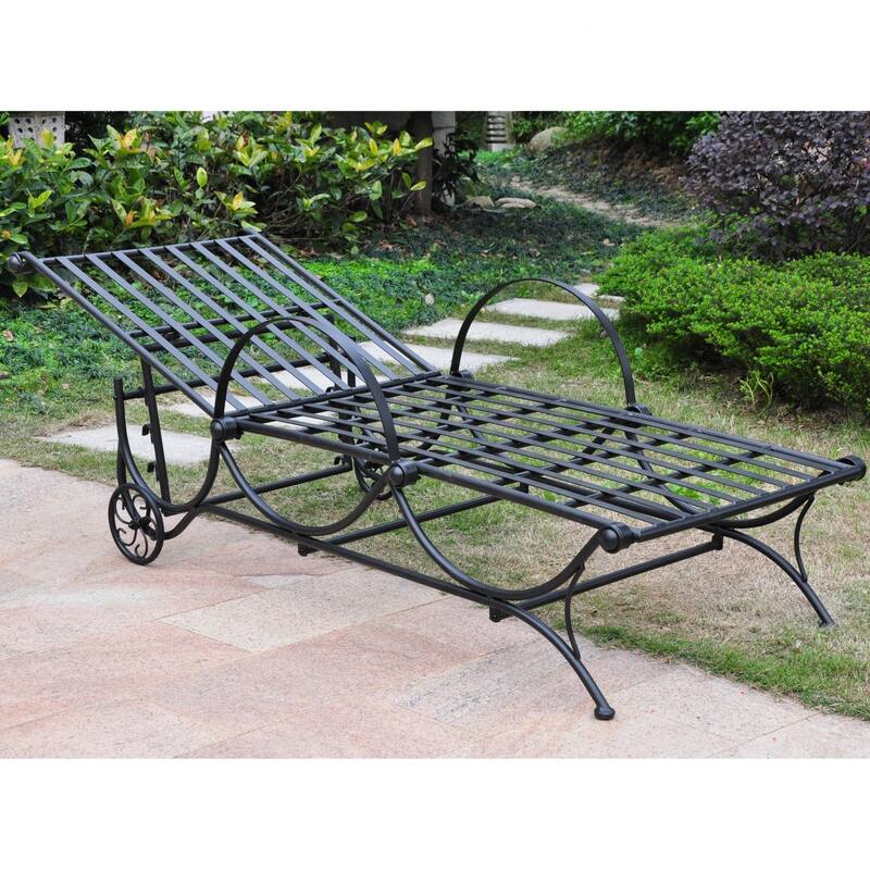Mandalay Multi-Position Iron Chaise Lounge
