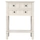 preview thumbnail 21 of 33, Moda Narrow Console Table, Slim Sofa Table with Three Storage Drawers