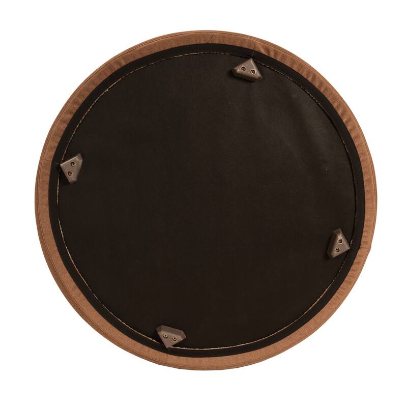 Universal 36" Round Ottoman Qivuit Brown