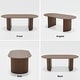 preview thumbnail 14 of 40, 67" Nordic Style Oval Dining Table - for 6 People