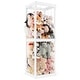 preview thumbnail 23 of 21, Gymax 300L Large Stuffed Animal Storage Space-saving Toy Storage