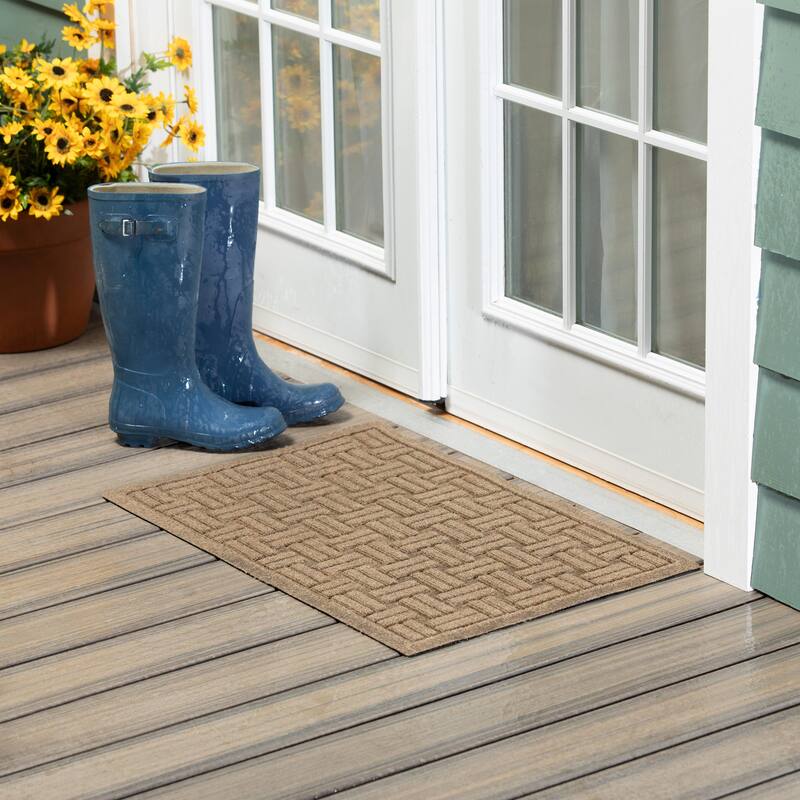 20" x 30" Waterhog Indoor/Outdoor Rug, Basketweave - 20" x 30" Rectangle