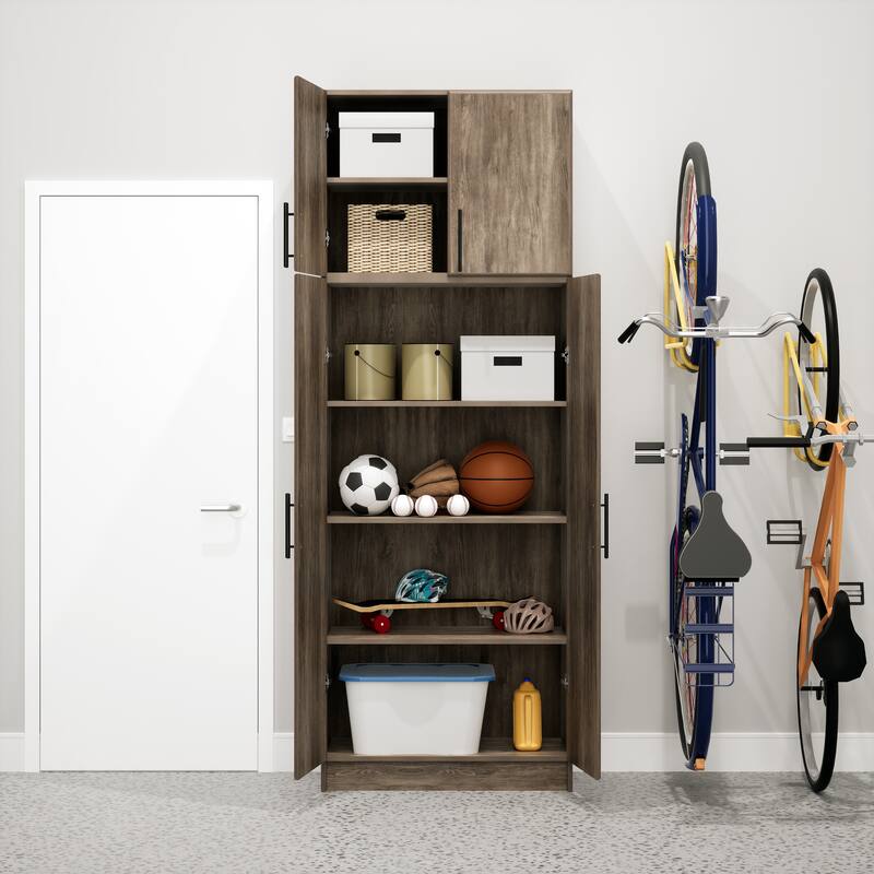 Prepac 'Winslow Elite' 32-inch Brown Storage Cabinet - 32 Inch - 32 Inch