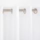 preview thumbnail 44 of 43, ATI Home Chatra Faux Silk Grommet Top Curtain Panel Pair