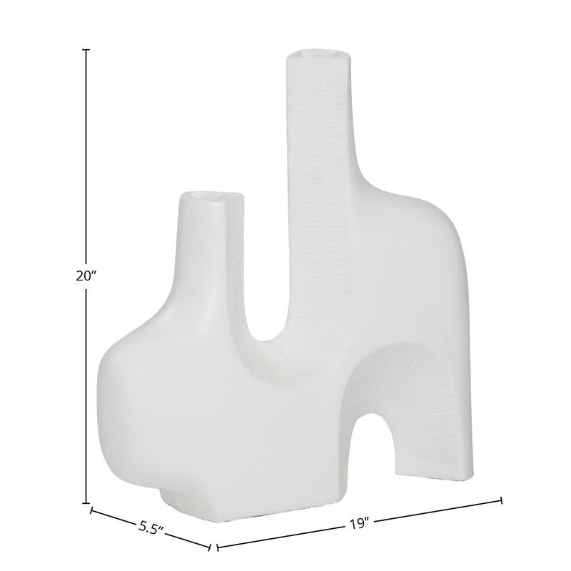 Claudio Vase, White