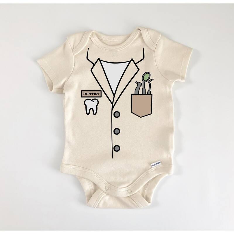 Dentist Dental Assistant - Baby Boy Girl Clothes Infant Bodysuit Funny Cute Newborn - White - 0-3M