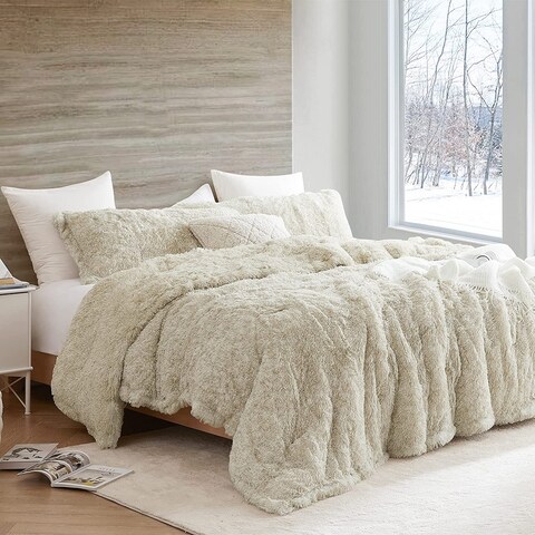Socially Distant - Coma Inducer® Oversized Comforter Set - Deserted Taupe