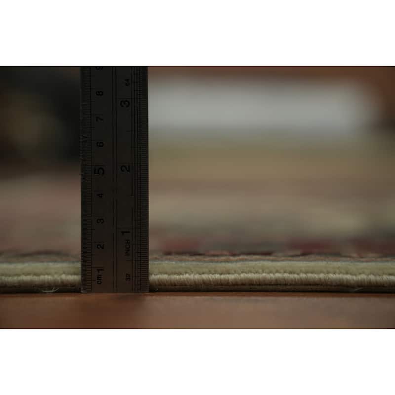 Hand Knotted Oriental 100% Wool Carpet Traditional Floral Beige & Ivories Tabriz Area Rug - 5' 3'' X 3' 4''