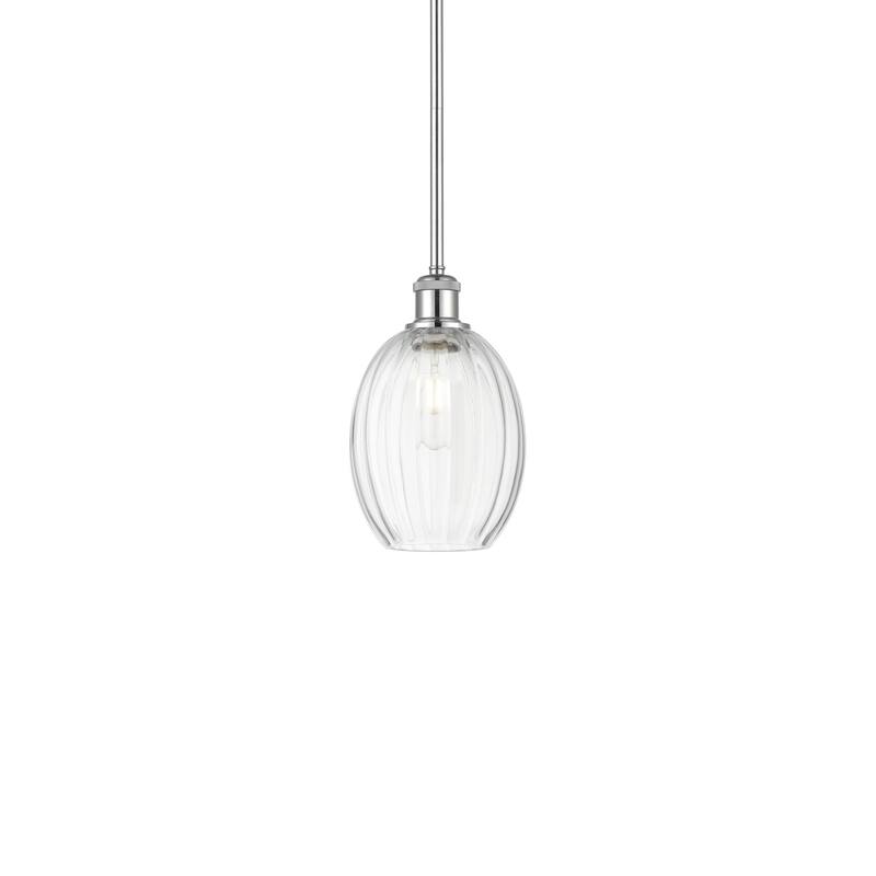 Innovations Lighting 516-1S-11-7 Preston Pendant Preston 7" Wide Mini - Polished Chrome / Clear