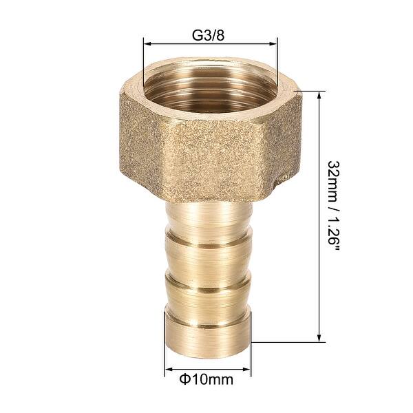 Shop Brass Barb Hose Fitting Connector Adapter 10mm Barbed X G3 8 Female Pipe 6pcs On Sale Overstock