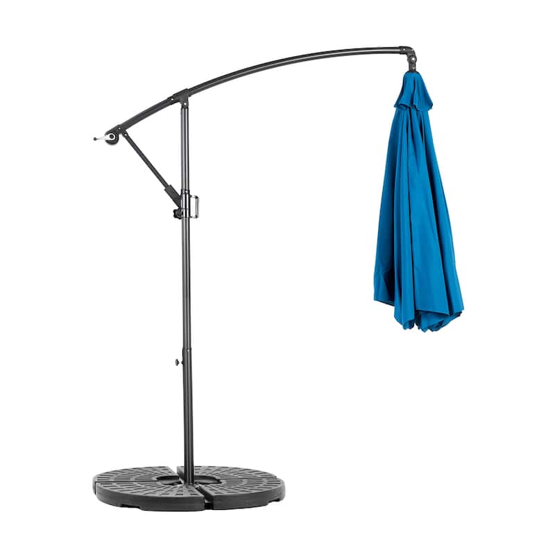 Topcraft 10ft Offset Hanging Market Patio Umbrella